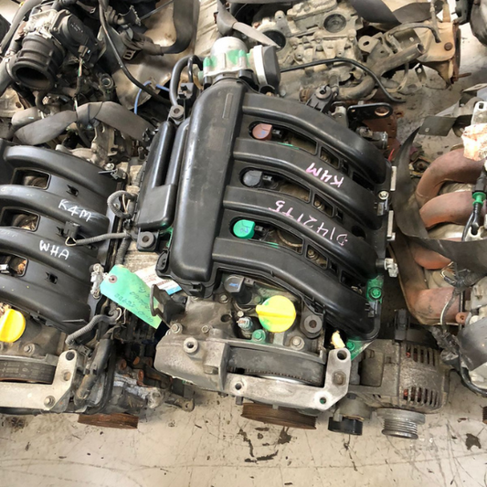 Renault engine 1.6 16v 4cyl (k4m) (throttle on the side)